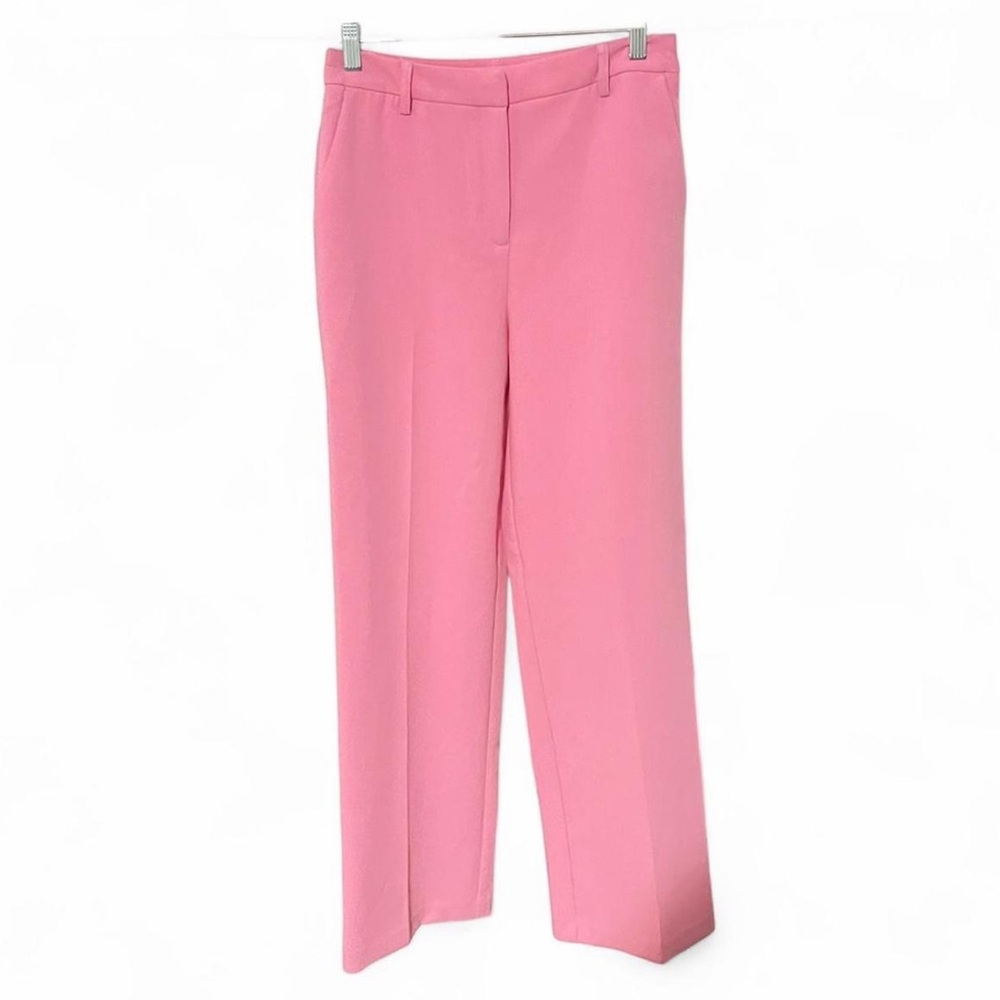 Joie bright pink , high waist, wide leg trousers